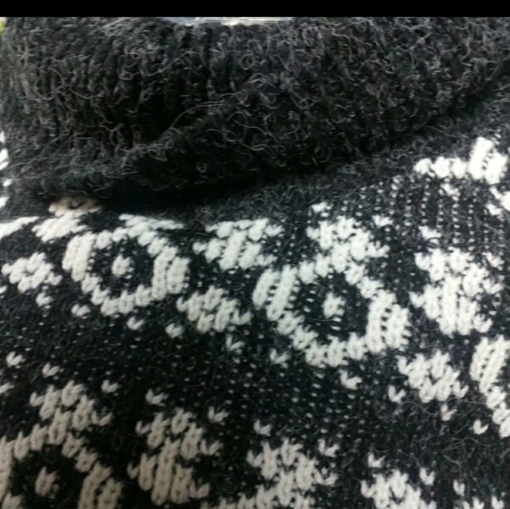 XSmall sweater petite Black white women - Picture 4 of 4